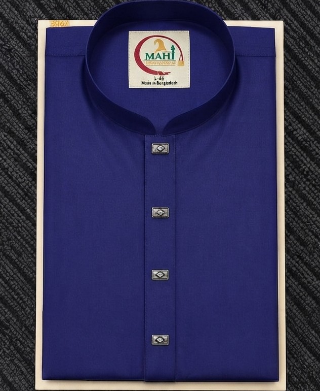 Vip আদি ধুতি কটন blu